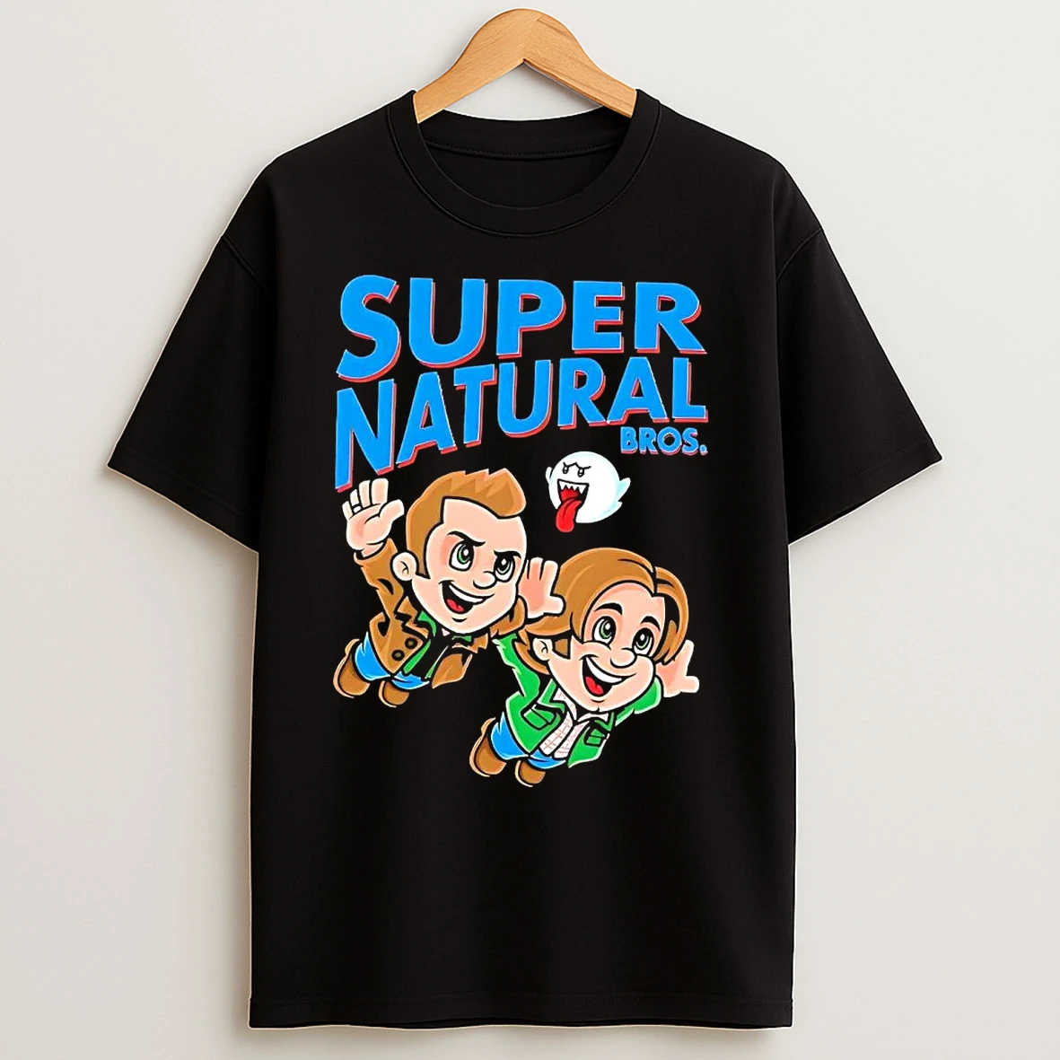 Classic Supernatural Sam And Dean Super Natural Bros T Shirts