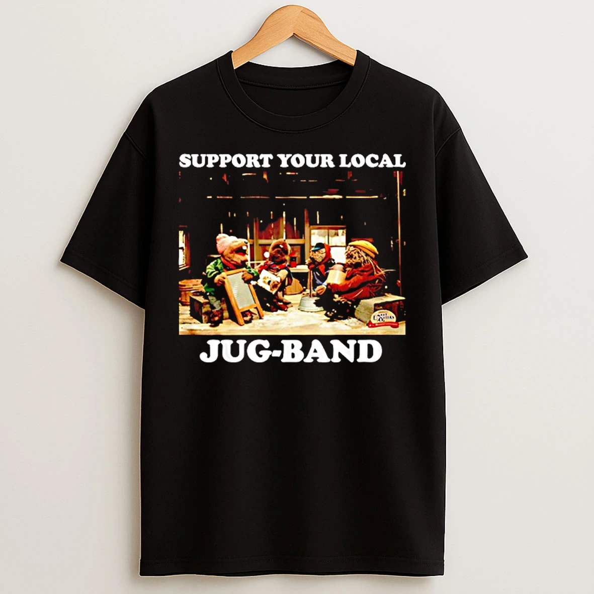 Classic Support Your Local Jug Band Emmet Otter T Shirts