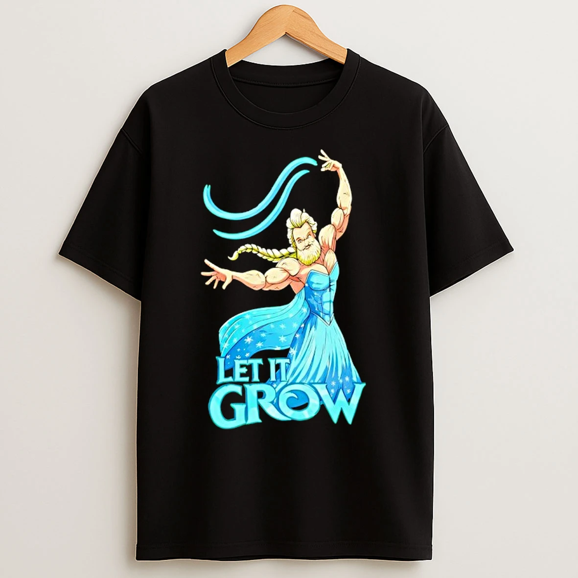 Classic Swollen Let It Grow Elsa Frozen Parody T Shirts