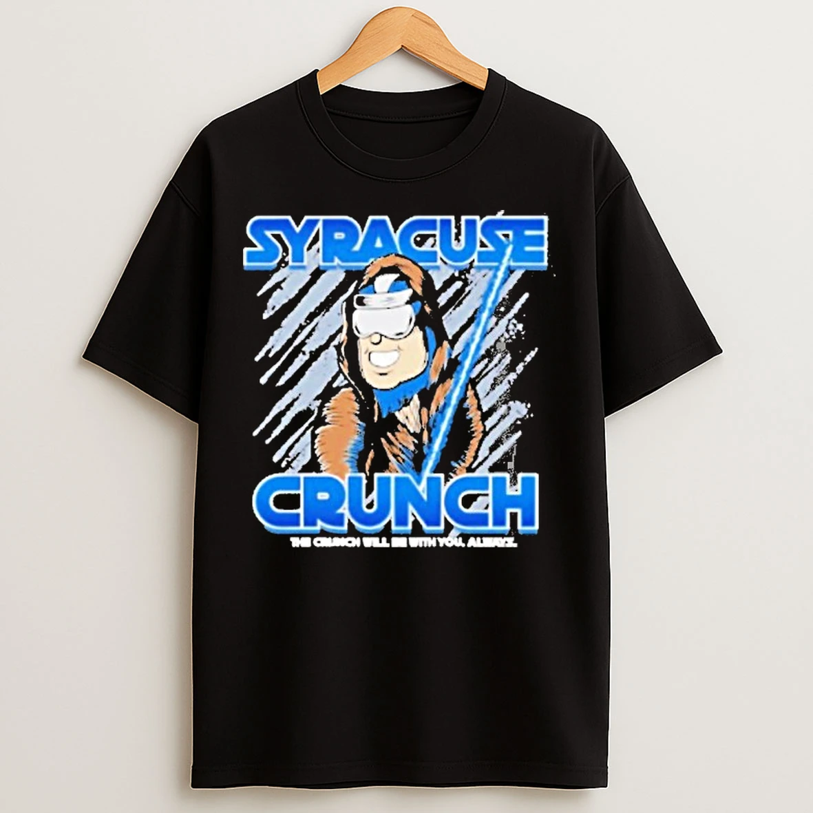 Classic Syracuse Crunch X Star Wars The Crunch Will Be With You Always T Shirts