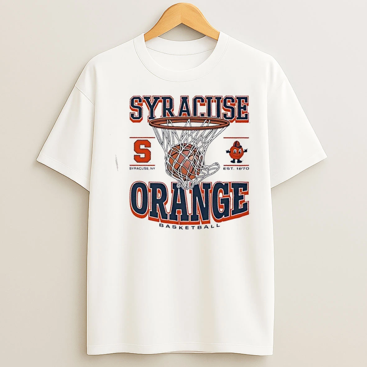 Classic Syracuse Orange Basketball Game Time Syracuse Ny Est 1870 T Shirts