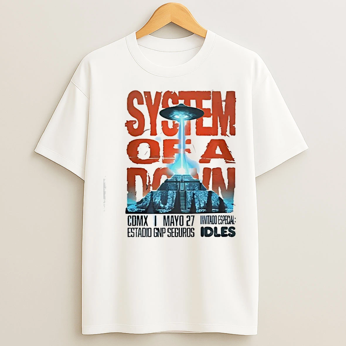 Classic System Of A Down X Cdmx Estadio Gnp Seguros T Shirts