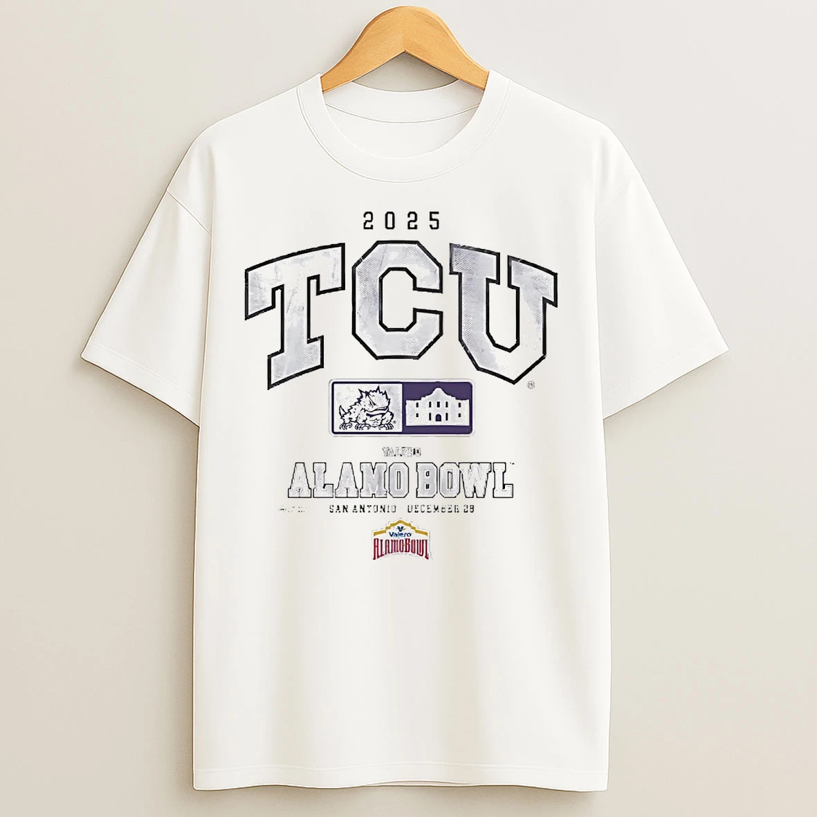 Classic Tcu Horned Frogs 2025 Valero Alamo Bowl San Antonio T Shirts