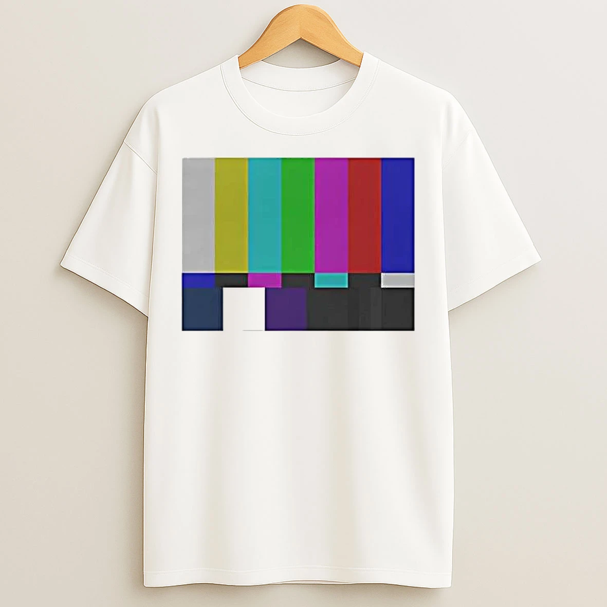 Classic Tv Test Pattern Color Bar T Shirts