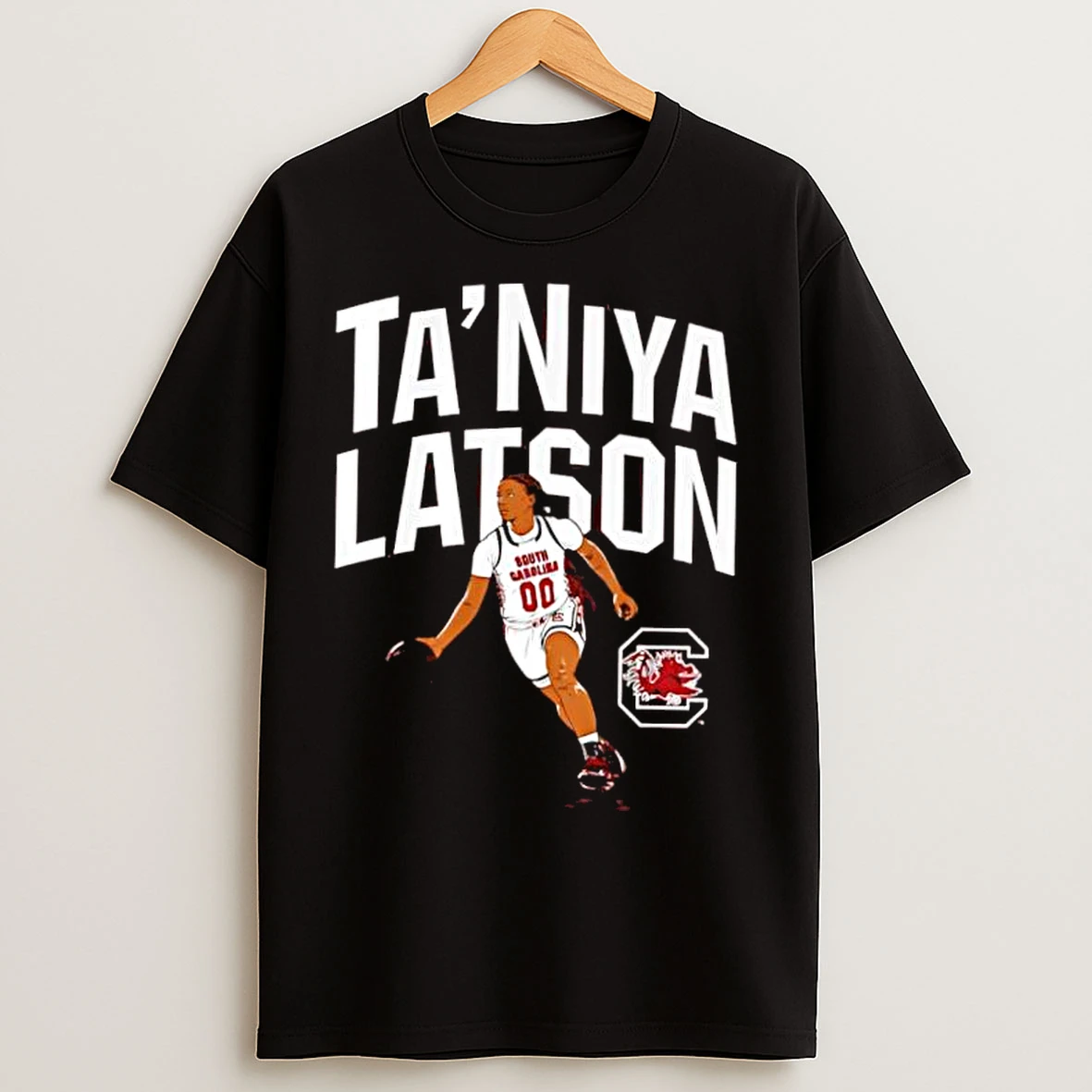 Classic Taniya Latson Name Pose South Carolina Basketball T Shirts