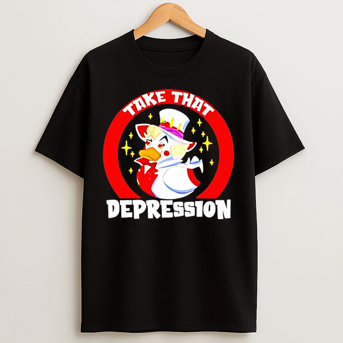 Classic Take That Depression Rubber Duck Funny T Shirts