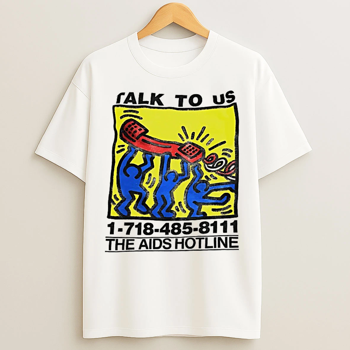 Classic Talk To Us The Aids Hotline T Shirts