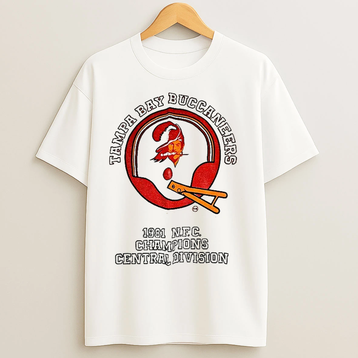Classic Tampa Bay Buccaneers Football Logo 198 Nfc Champions Central Division T Shirts