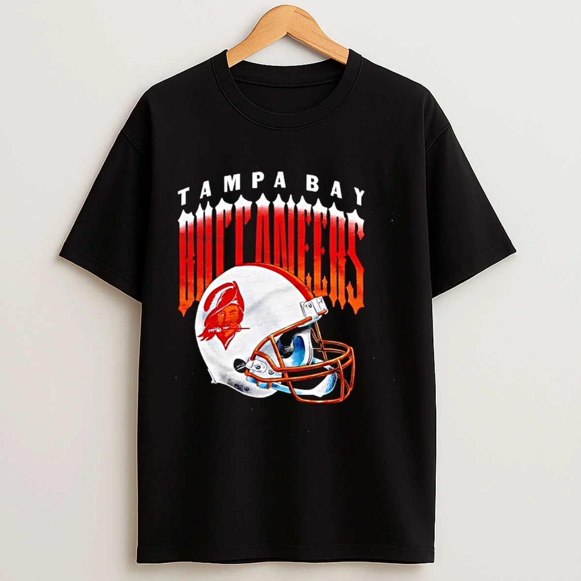 Classic Tampa Bay Buccaneers Gradient Alt Helmet T Shirts