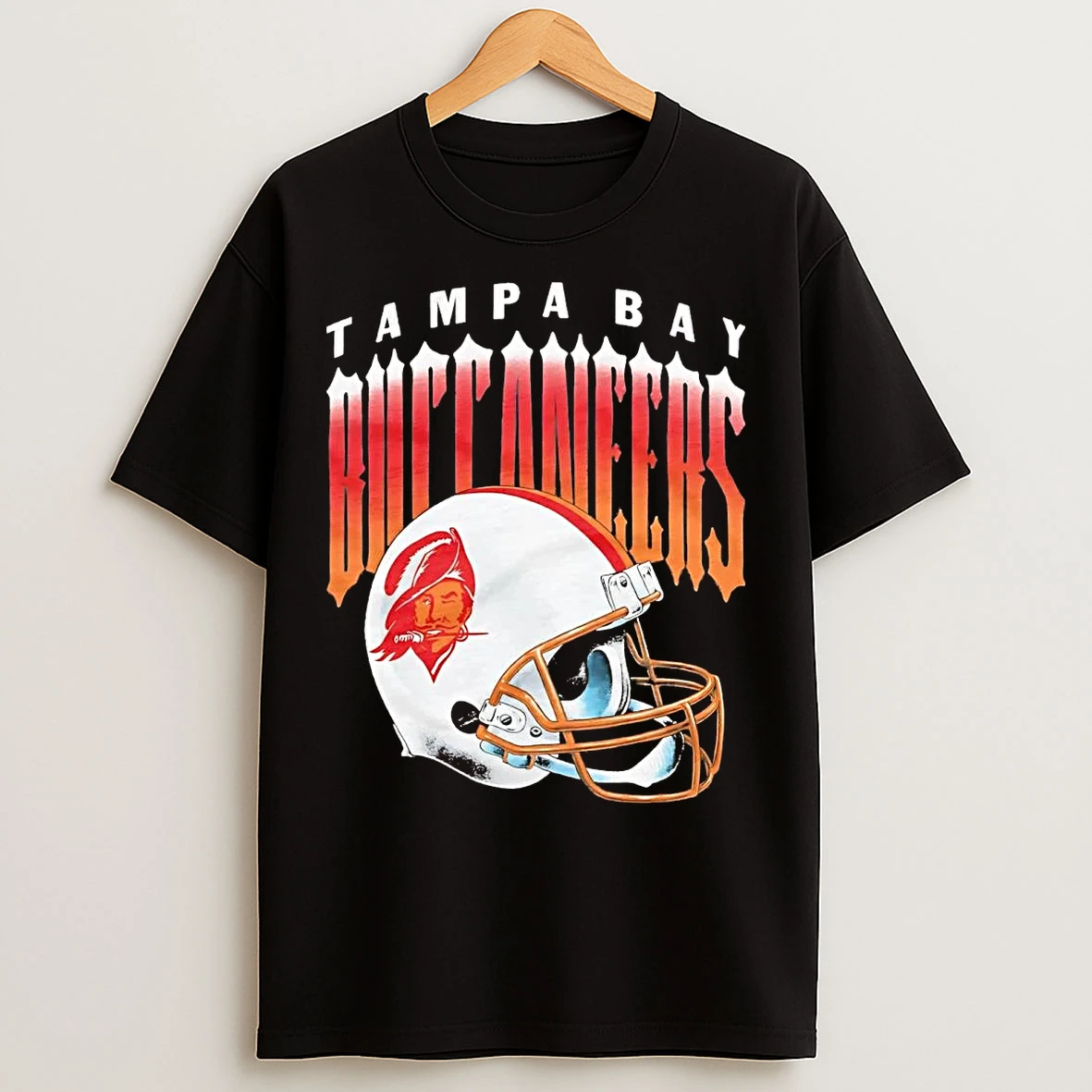 Classic Tampa Bay Buccaneers Gradient Helmet T Shirts