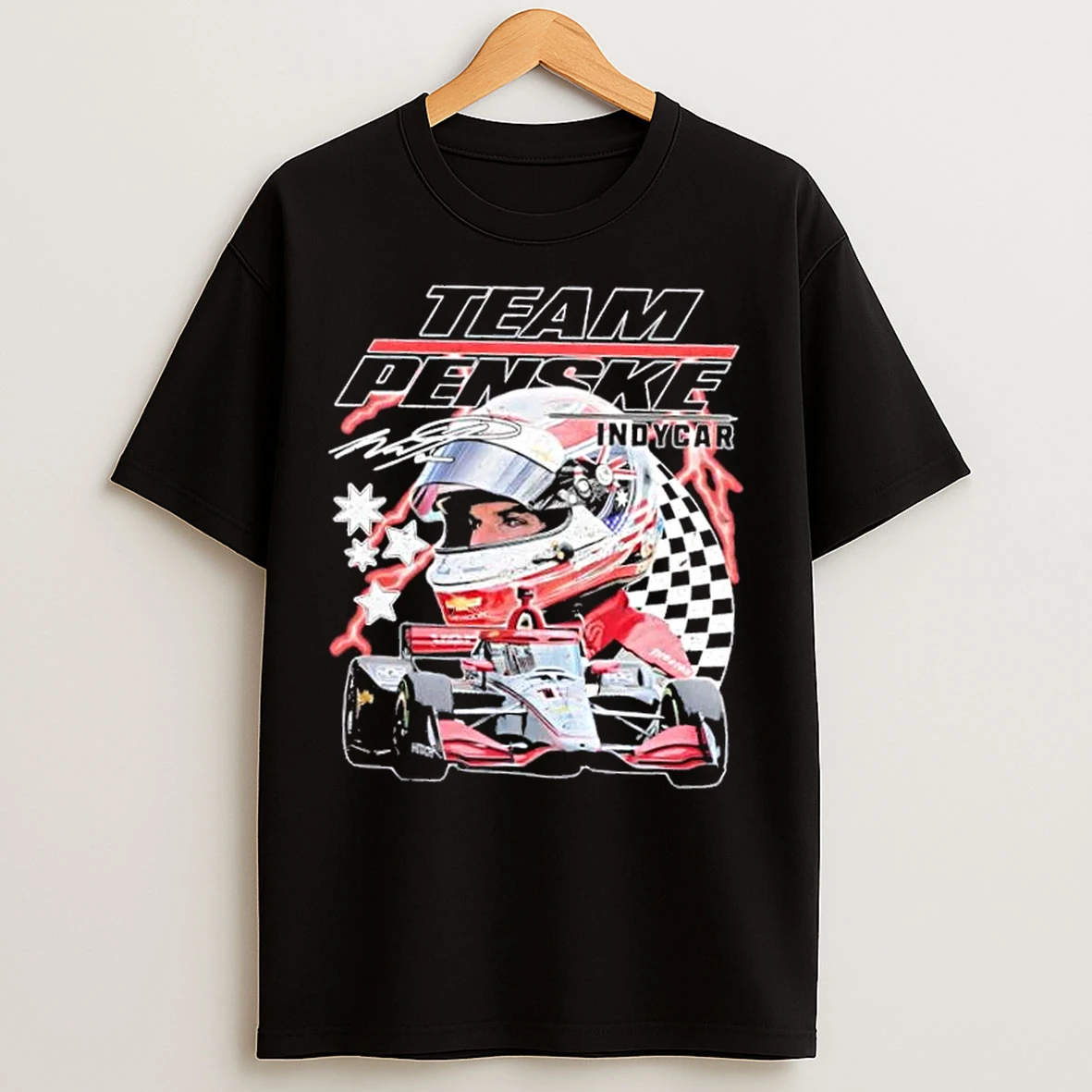 Classic Team Penske Indycar Signature T Shirts