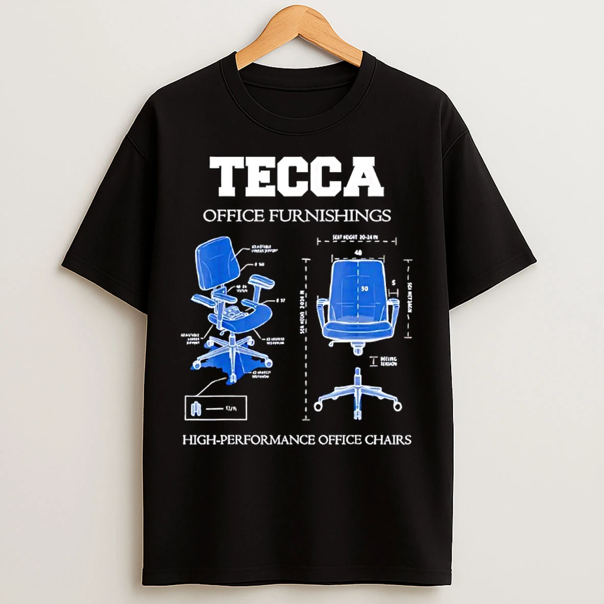 Classic Tecca Office Furnishings High Performance Chairs T Shirts