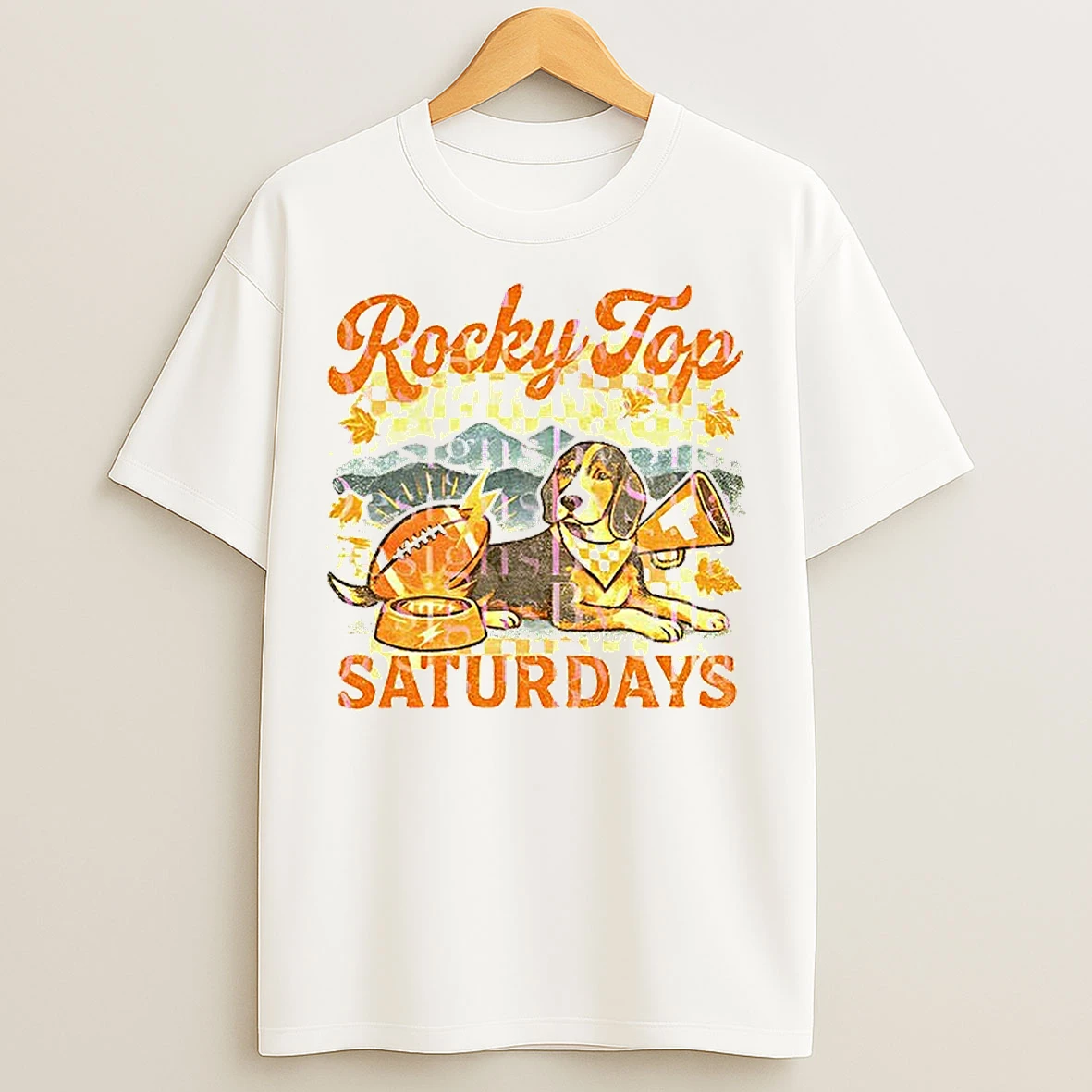 Classic Tennessee Volunteers Coonhound Dog Rocky Top Saturdays T Shirts