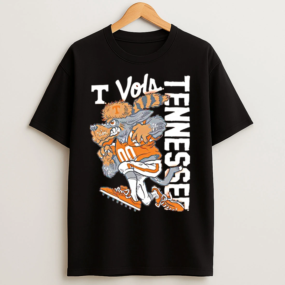 Classic Tennessee Volunteers Sketched Mascot T Shirts