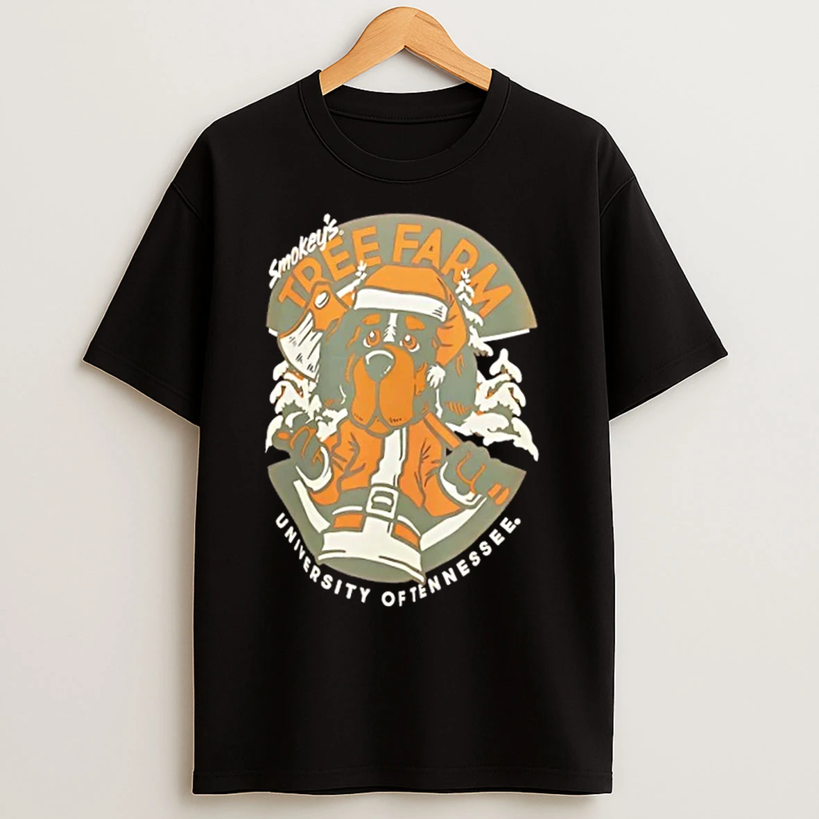 Classic Tennessee Volunteers Smokeys Tree Farm Mascot T Shirts