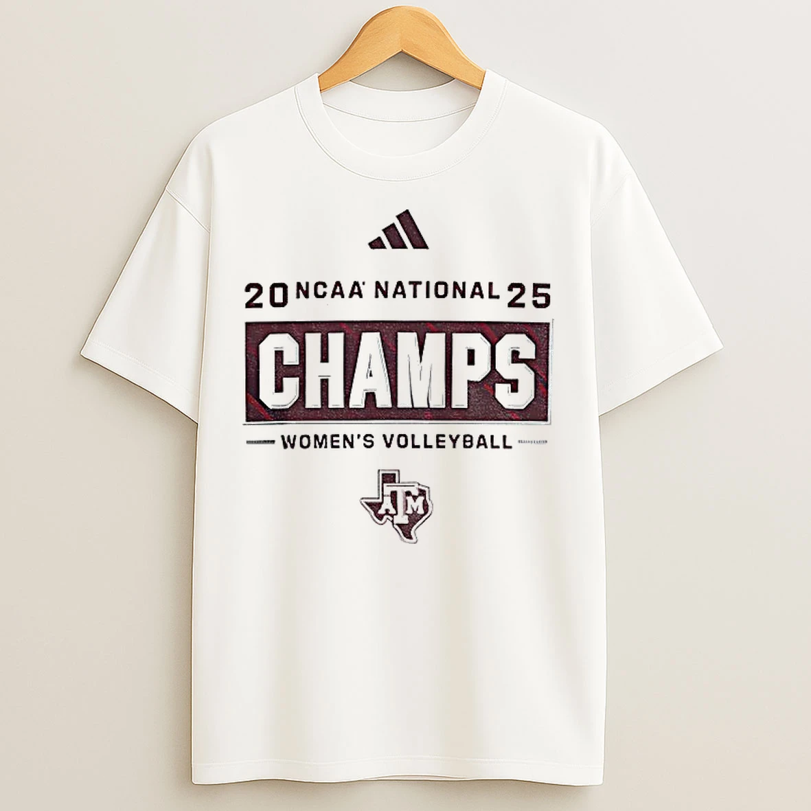 Classic Texas Am Aggies 2025 Ncaa National Womens Volleyball Champions T Shirts