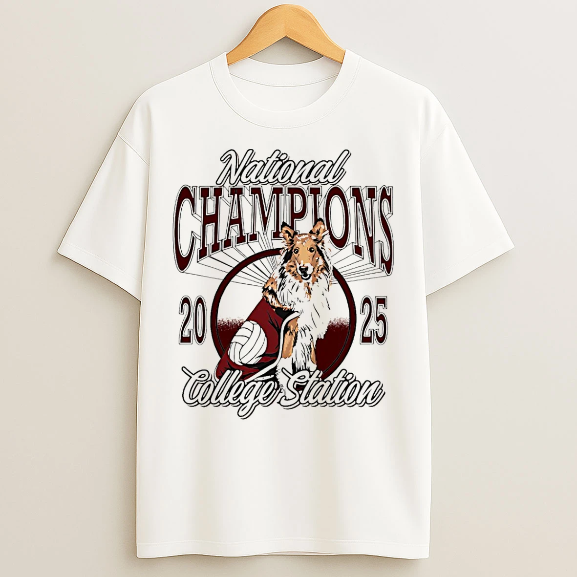 Classic Texas Am Aggies 2025 Volleyball National Champions College Station T Shirts