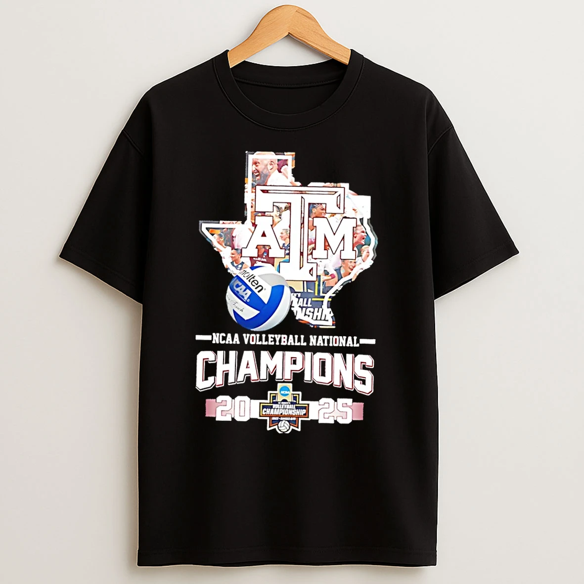 Classic Texas Am Aggies 2025 Volleyball National Champions State T Shirts