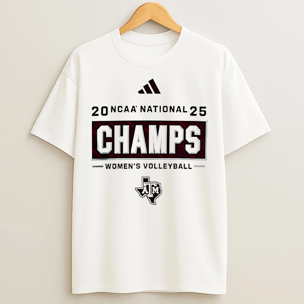 Classic Texas Am Aggies 2025 Volleyball National Champions Logo T Shirts