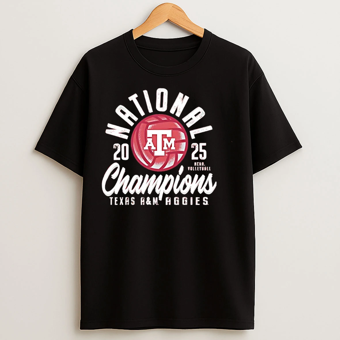 Classic Texas Am Aggies 2025 Womens Volleyball National Champions Vintage T Shirts