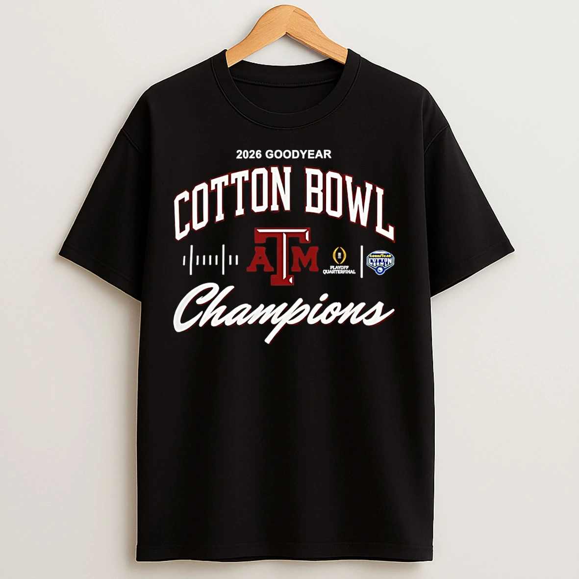 Classic Texas Am Aggies 2026 Cotton Bowl Champions Classic T Shirts