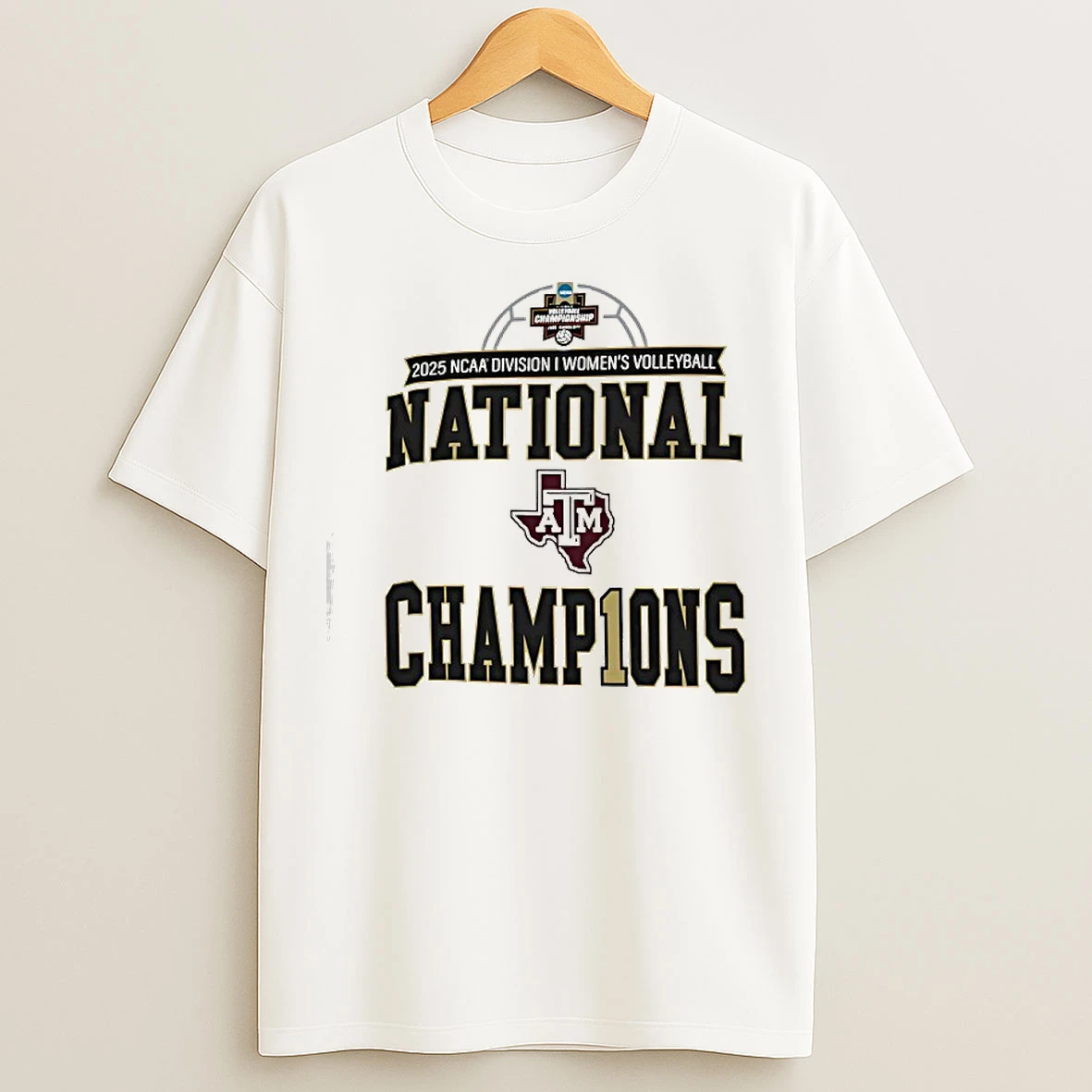 Classic Texas Am Aggies Champion Adult 2025 Ncaa Womens Volleyball T Shirts