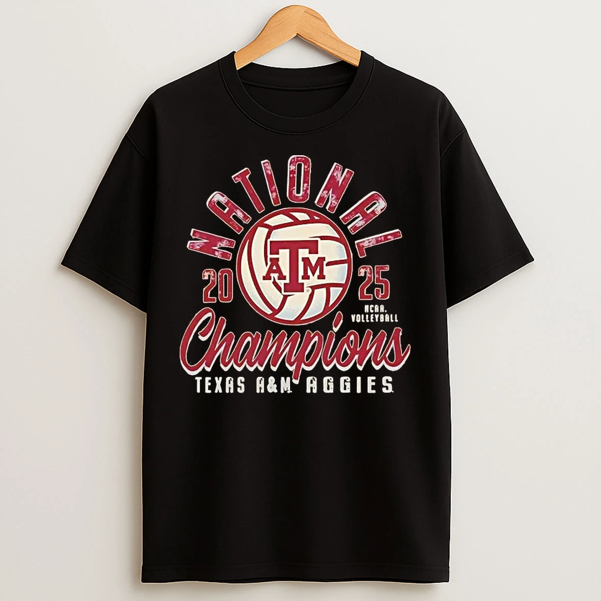 Classic Texas Am Aggies National Champions 2025 Ncaa Womens Volleyball T Shirts