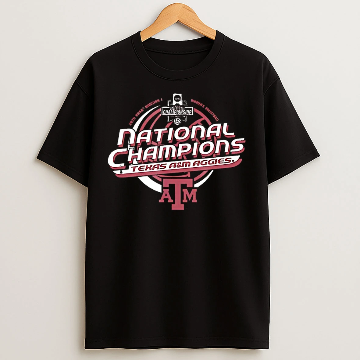 Classic Texas Am Aggies National Champs 2025 Ncaa Division I Womens Volleyball T Shirts