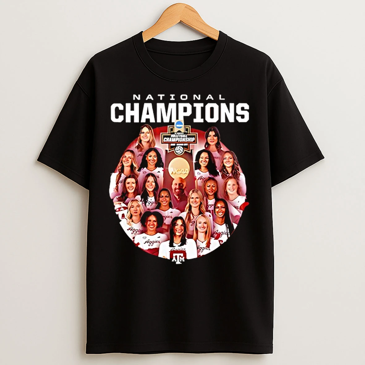Classic Texas Am Aggies Volleyball 2025 National Champions T Shirts
