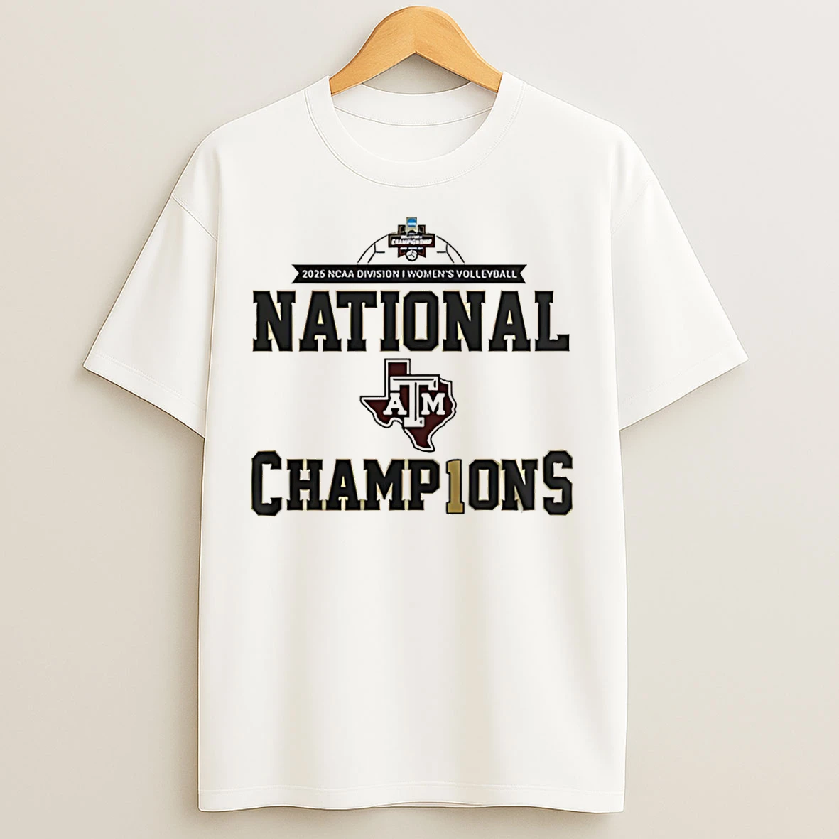 Classic Texas Am Aggies Volleyball National Champions 2025 T Shirts