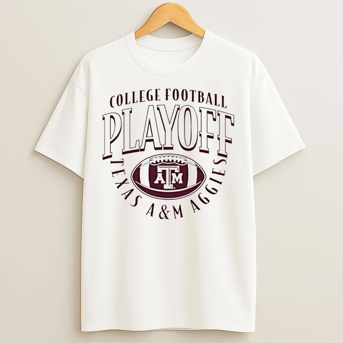 Classic Texas Am Aggies Football 2025 26 Cfp Curve T Shirts