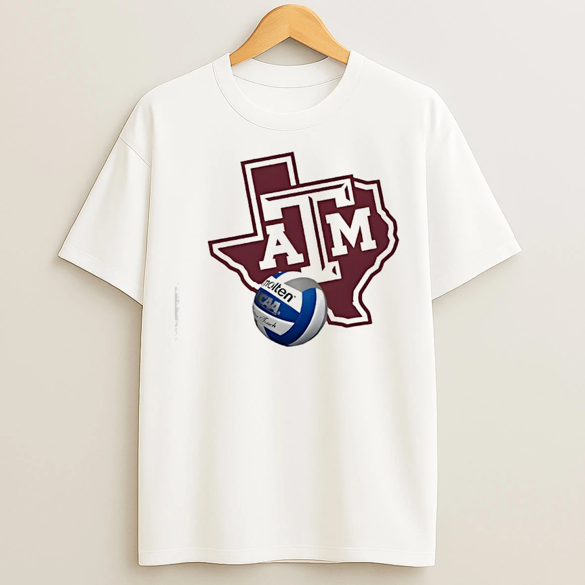 Classic Texas Am Aggies Volleyball Molten Ncaa T Shirts