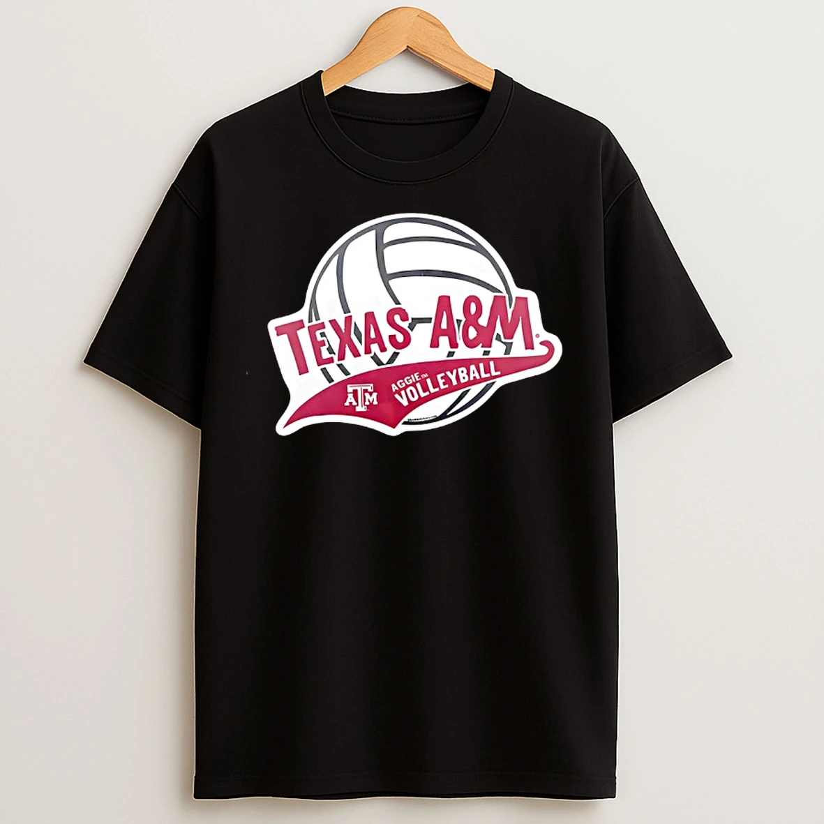 Classic Texas Am Aggies Volleyball Ncaa Logo T Shirts
