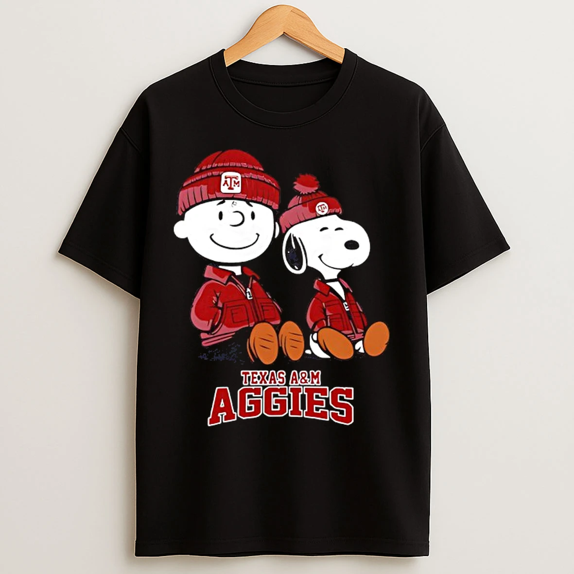 Classic Texas Am Aggies X Snoopy And Charlie Brown T Shirts