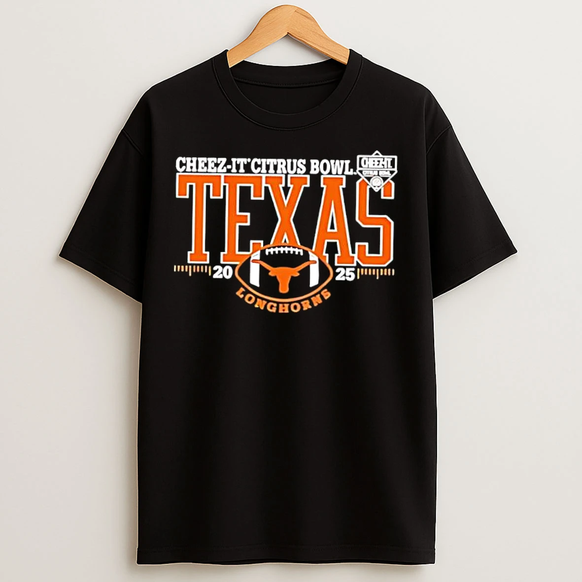 Classic Texas Longhorns 2025 Cheez It Citrus Bowl Logo T Shirts
