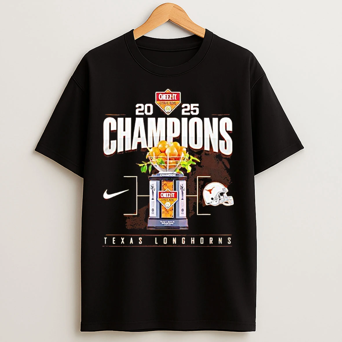 Classic Texas Longhorns 2025 Citrus Bowl Champions Logo T Shirts