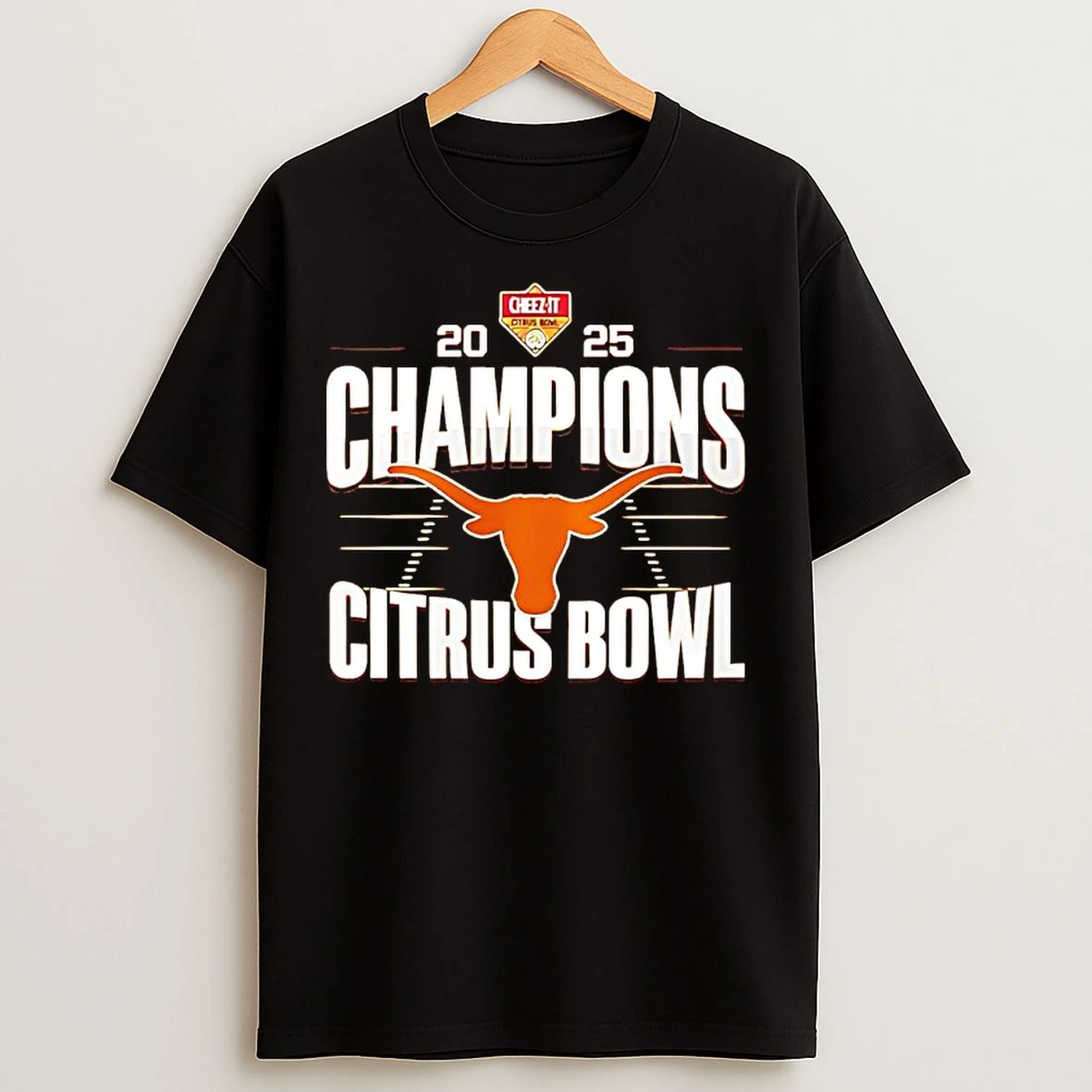 Classic Texas Longhorns Citrus Bowl Champions 2025 Logo T Shirts