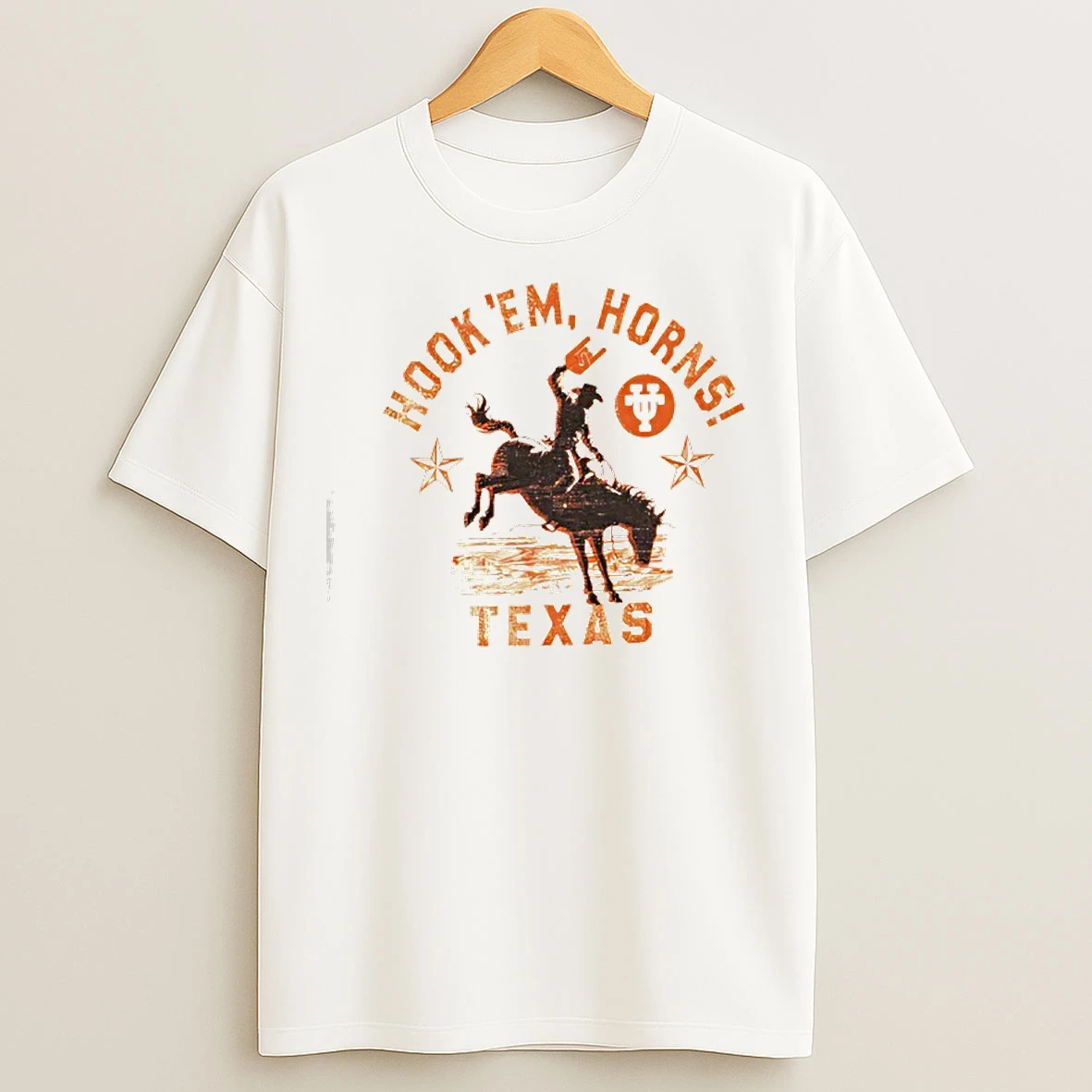 Classic Texas Longhorns Hookem Cowboy T Shirts