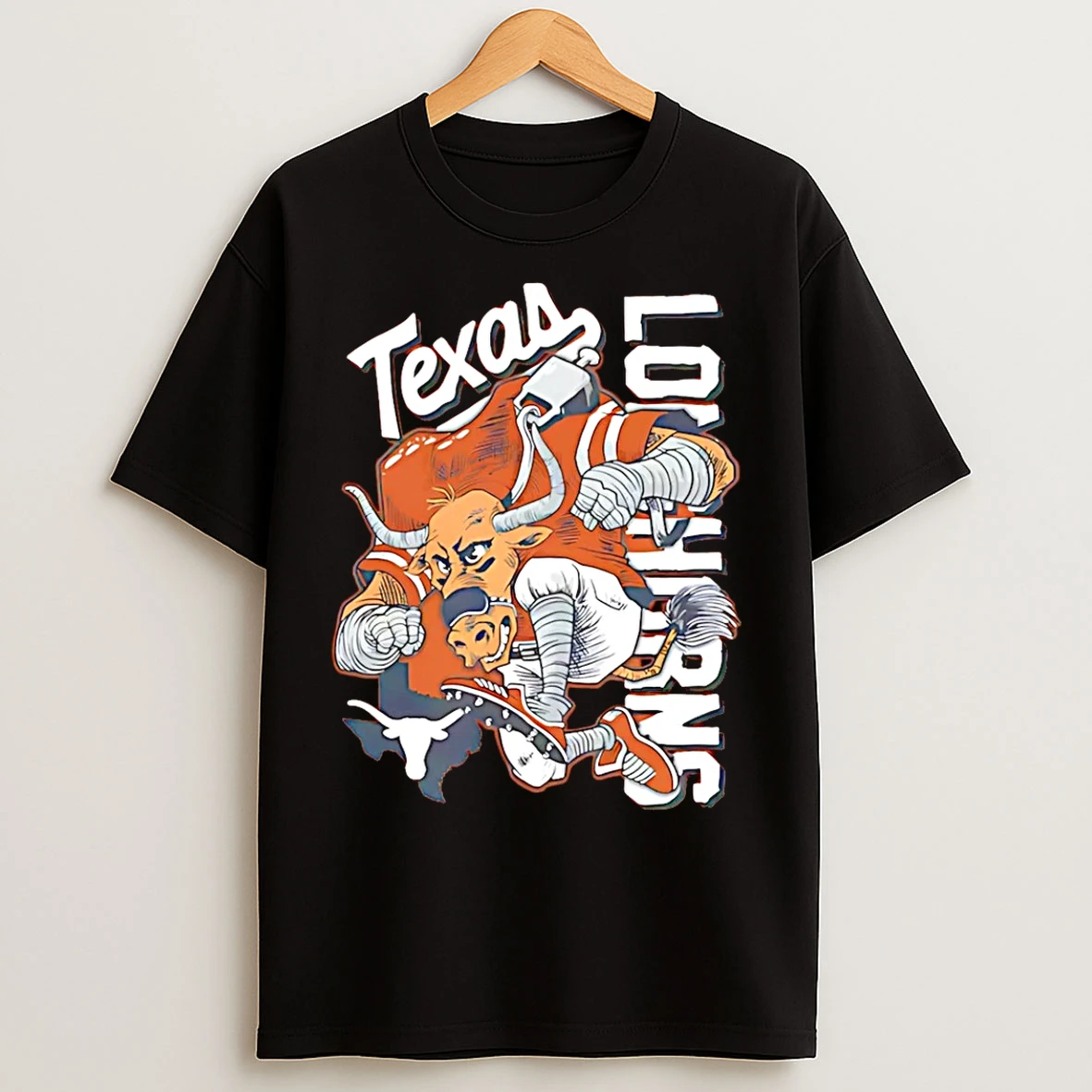 Classic Texas Longhorns Mascot Running 26 T Shirts