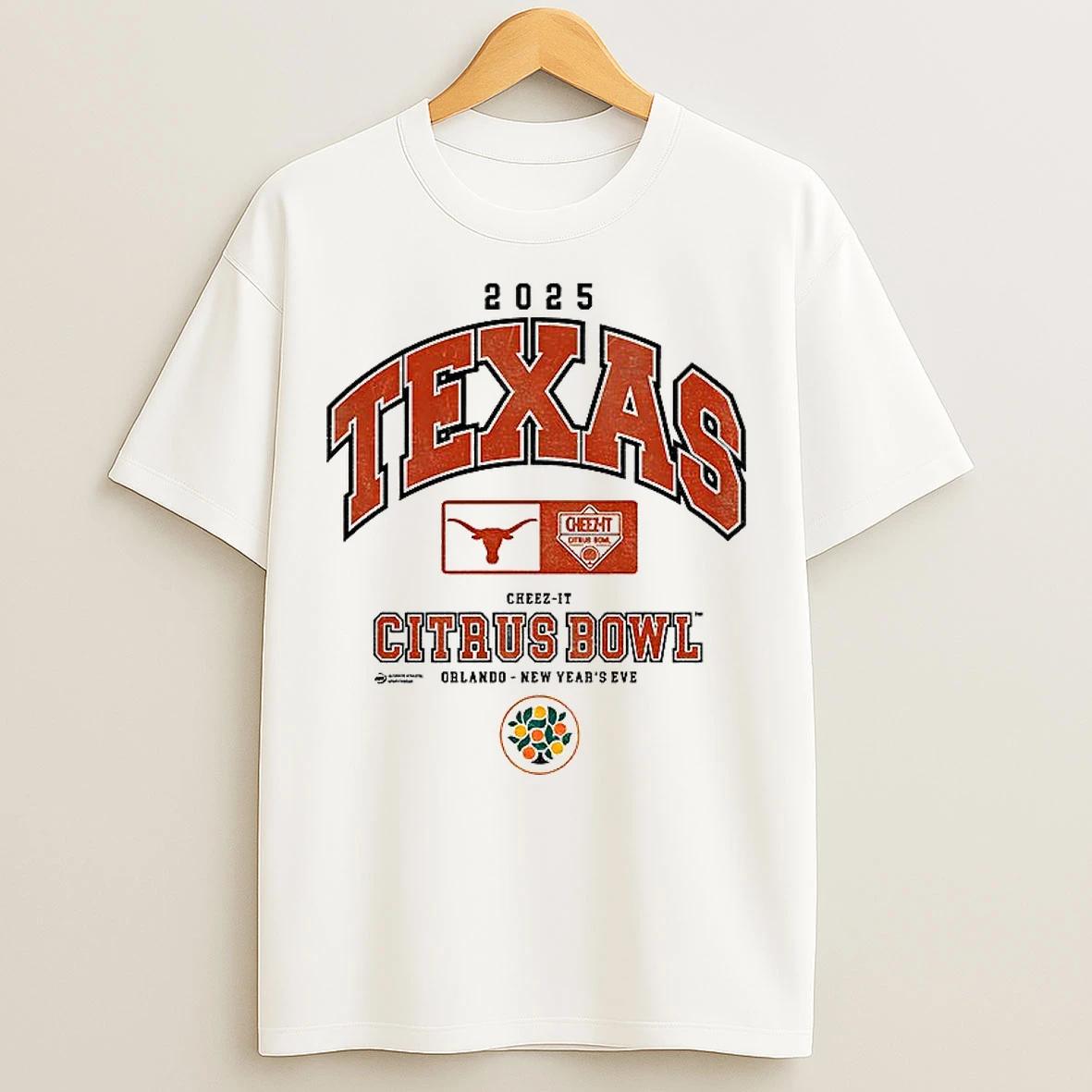 Classic Texas Longhorns Ncaa Division I Football Orlando Cheez It Citrus Bowl 2025 T Shirts