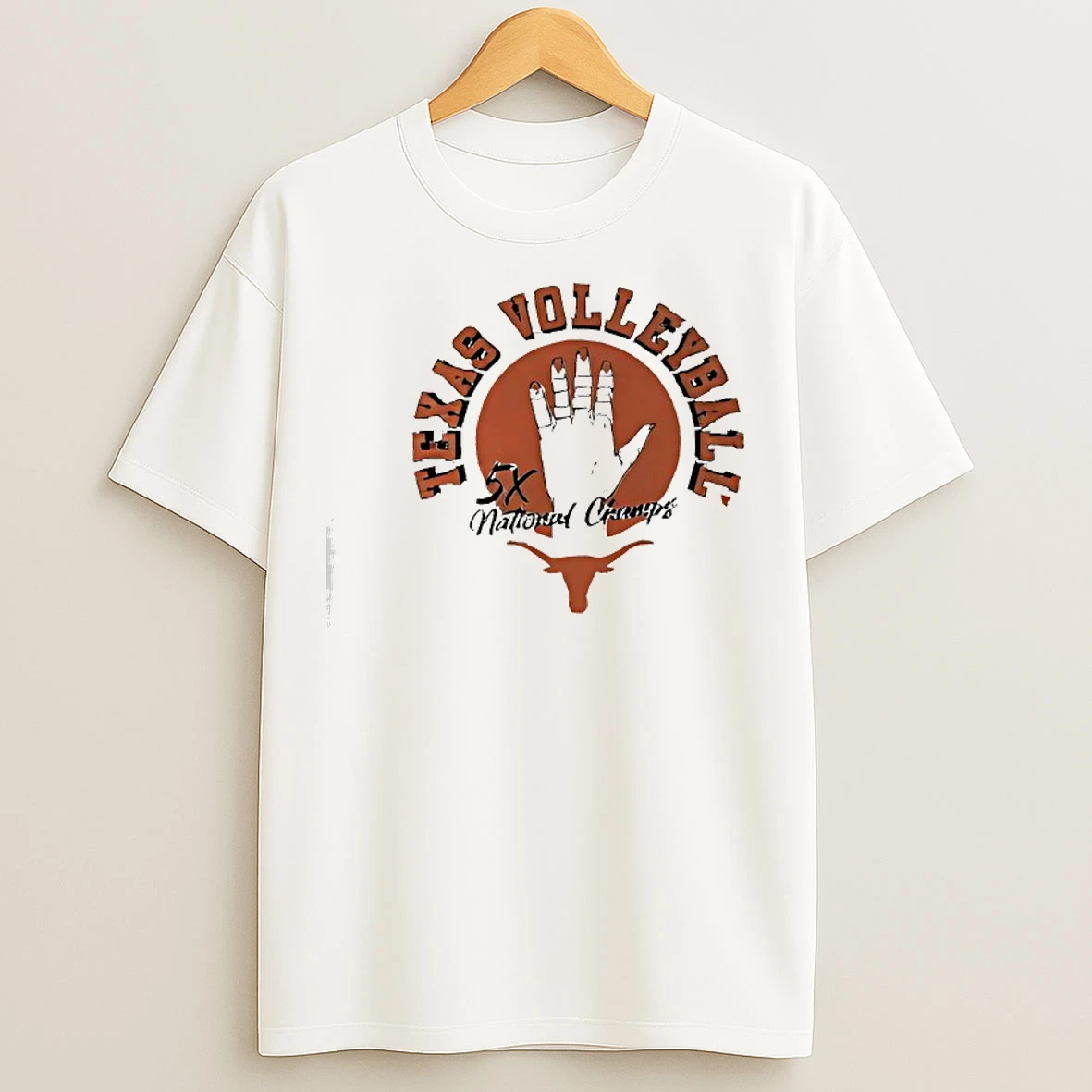 Classic Texas Longhorns Volleyball 5x National Champs T Shirts