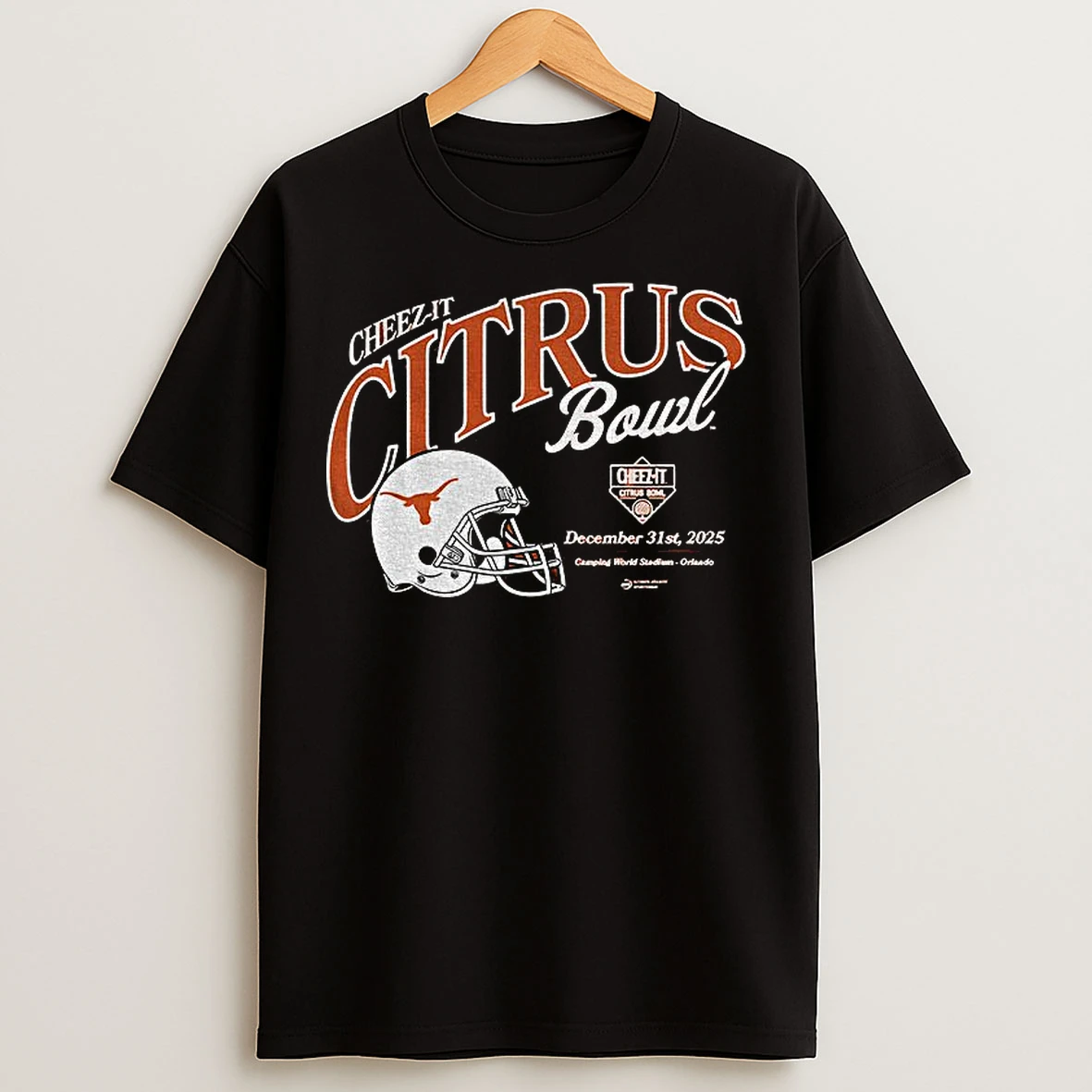 Classic Texas Longhorns Football 2025 Cheez It Citrus Bowl December 31st 2025 T Shirts