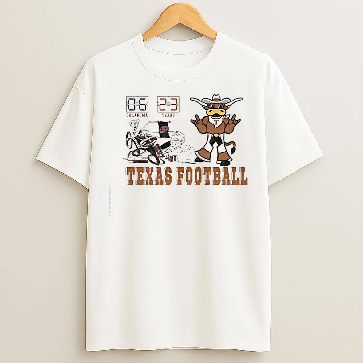 Classic Texas Longhorns Vs Oklahoma Sooners 2025 Score T Shirts