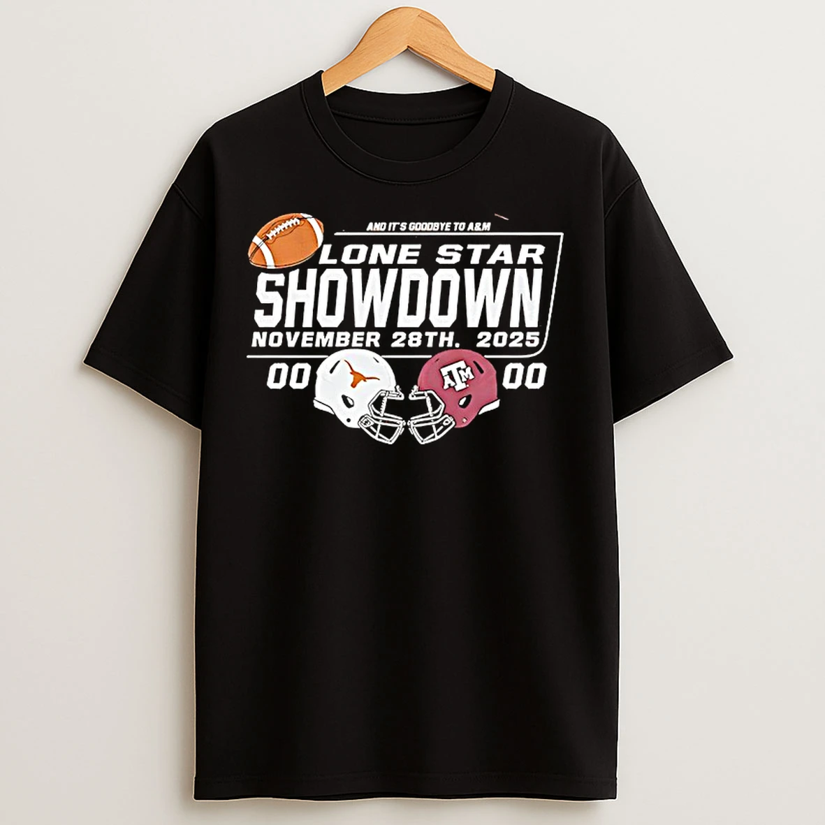 Classic Texas Longhorns Vs Texas Am Aggies Football Lone Star Showdown 2025 T Shirts