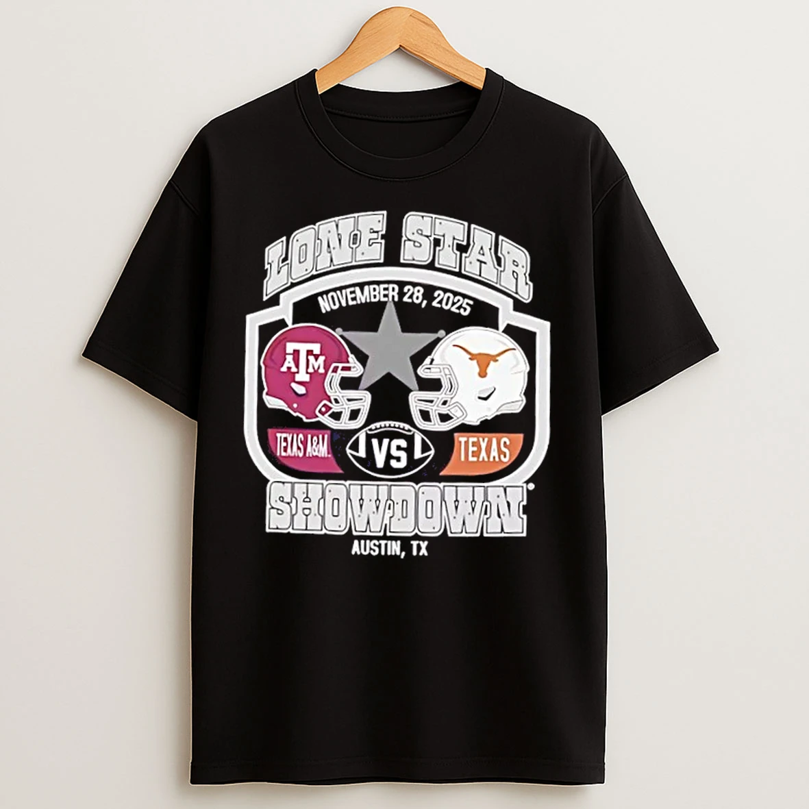 Classic Texas Longhorns Vs Texas Am Aggies2025 Lone Star Showdown T Shirts
