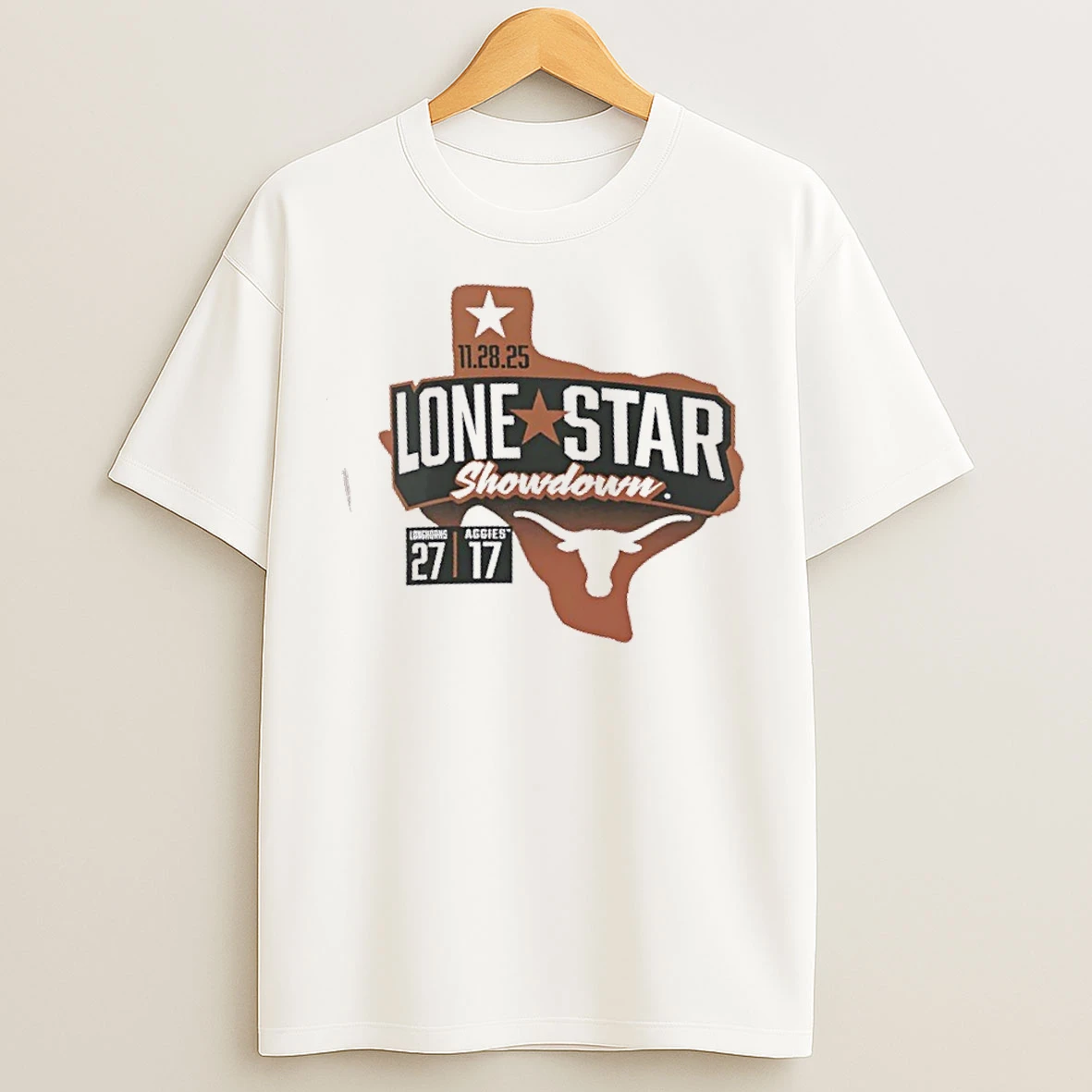 Classic Texas Longhorns Vs Texas Am Aggies 2025 Lone Star Showdown T Shirts
