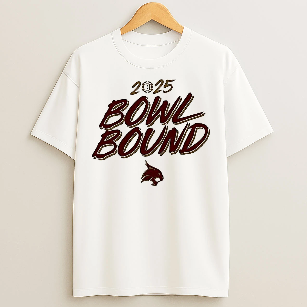 Classic Texas State Bobcats 2025 Bowl Bound T Shirts