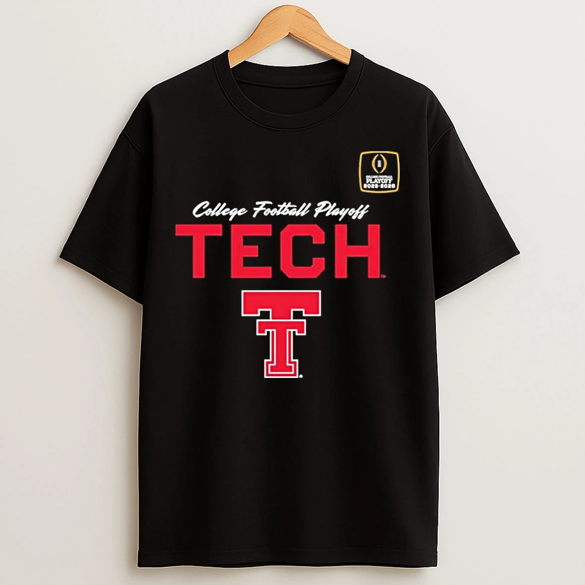 Classic Texas Tech 2025 Cfp Tech Logo T Shirts