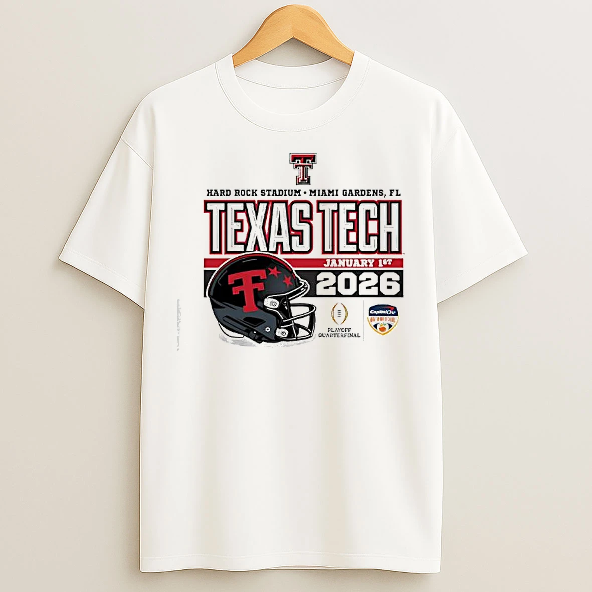 Classic Texas Tech 2025 Cfp January 1st 2026 Hard Rock Stadium T Shirts