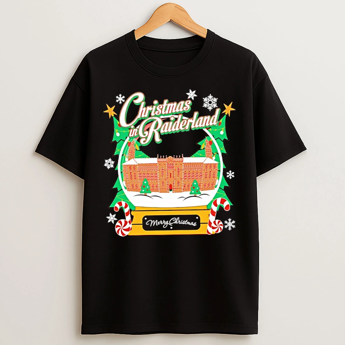 Classic Texas Tech Christmas Snow Globe T Shirts
